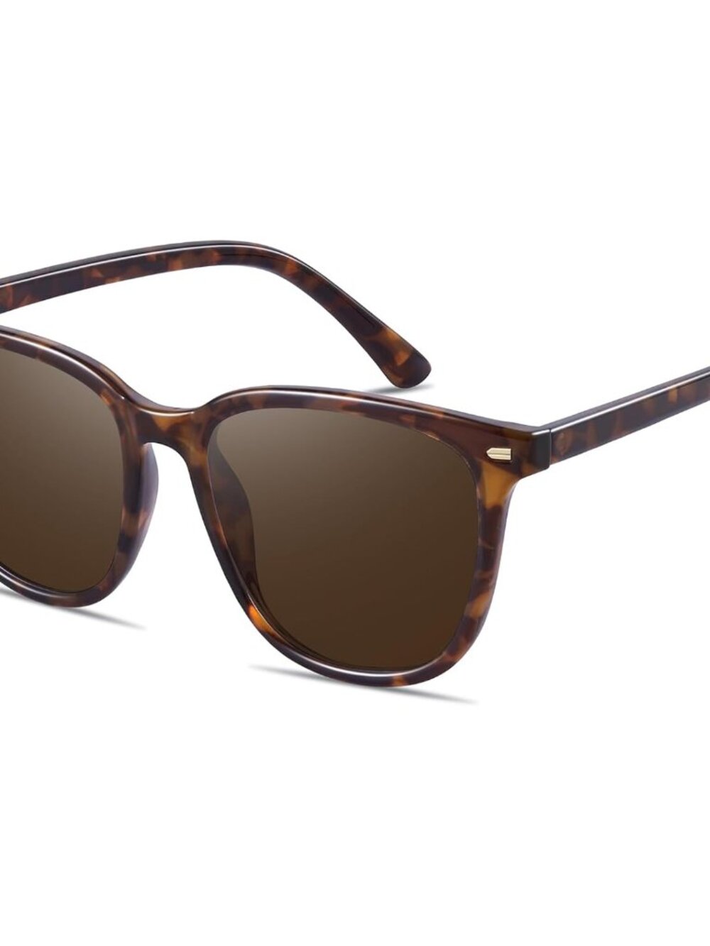 Elegant Tortoise Big Frame UV400 Polarized Sunglasses for Women – Retro Style